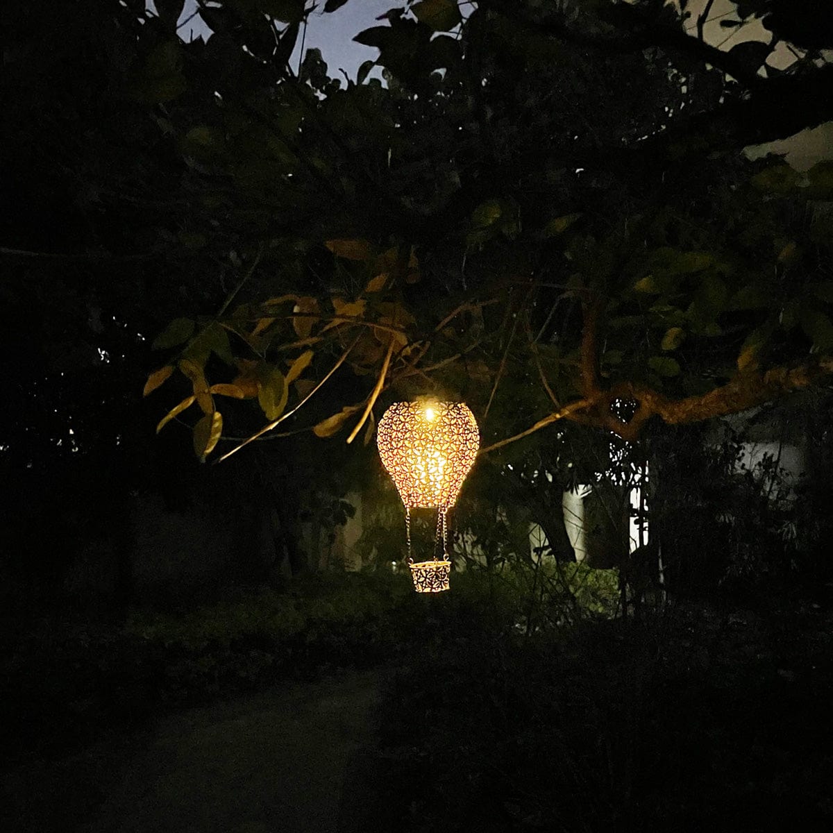 Lanterne Solaire Suspendue Montgolfière