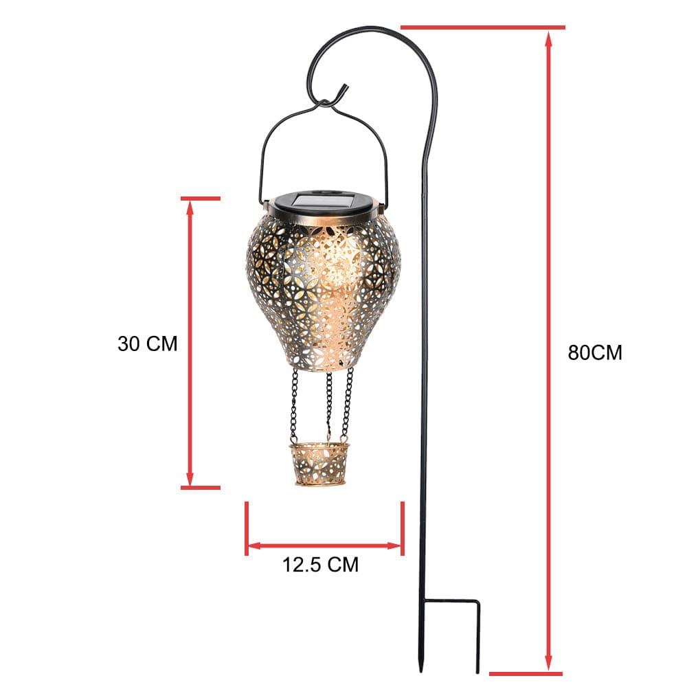 Lanterne Solaire Suspendue Montgolfière