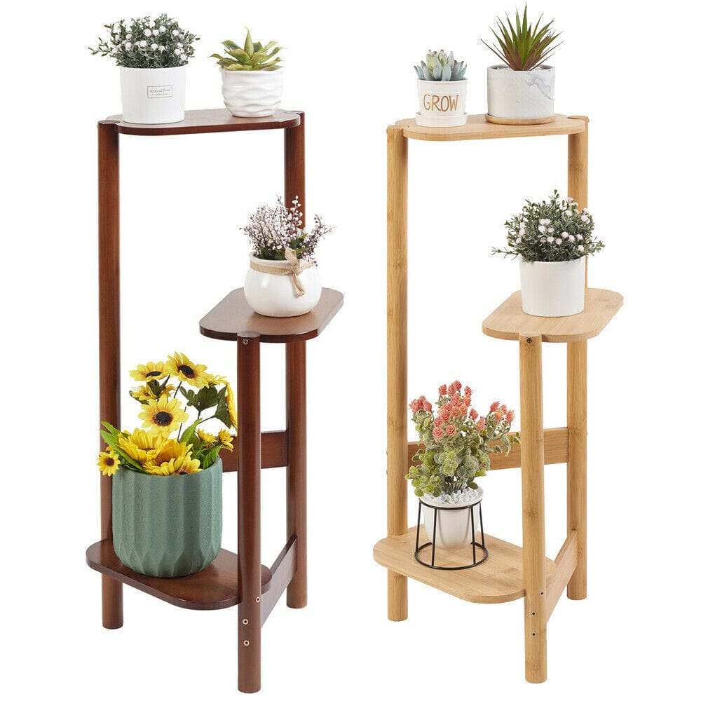 Meuble Porte Plante en Bois Épuré