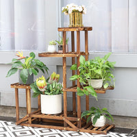 Porte Plante en Bois 5 Niveaux "Oïhan"
