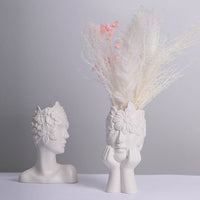 Vase en Céramique "Couronne de Fleurs"