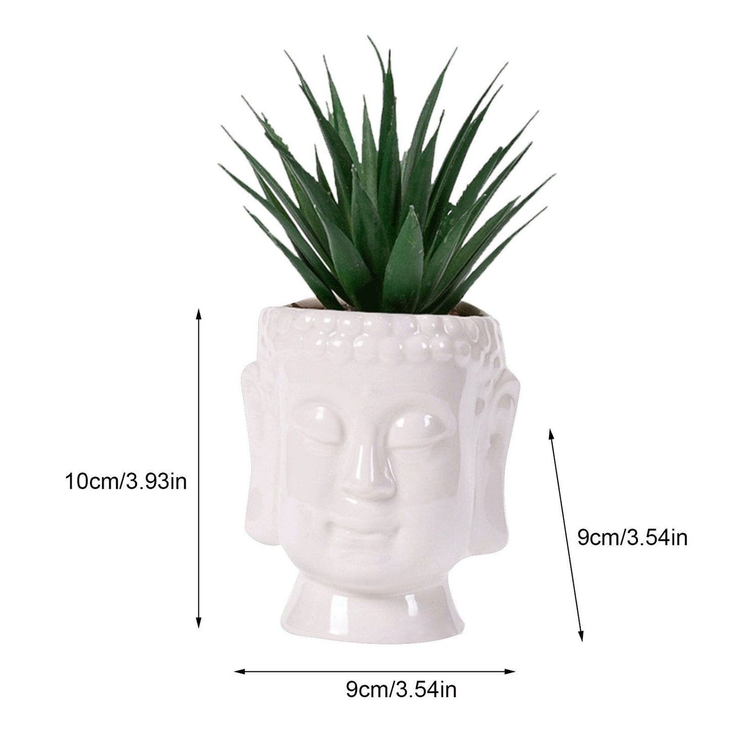 Pot de Fleur en Céramique Bouddha