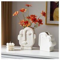 Vase Visage Abstrait