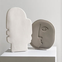 Vase Visage Abstrait