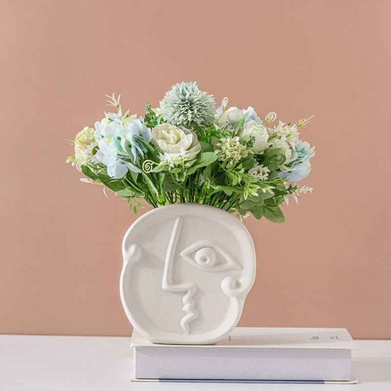 Vase Visage Abstrait