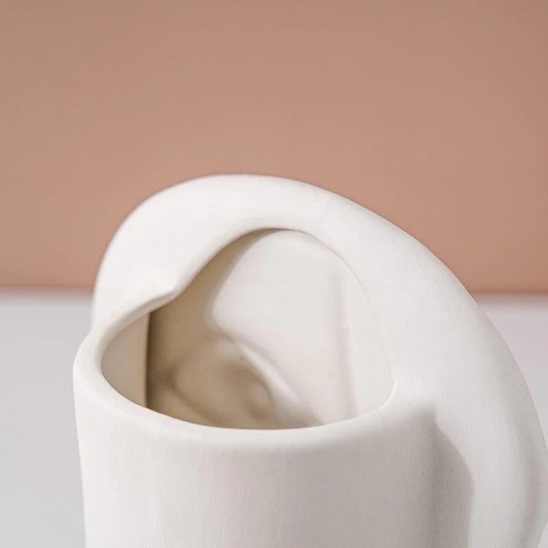 Vase Visage Abstrait