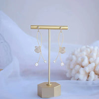 Boucles d'Oreilles Papillon en Or