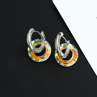Boucles d'oreilles Précieuses Multicolores