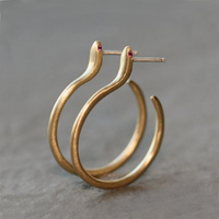 Boucles d'oreilles Vintage Or