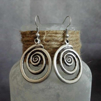 Boucles d'oreilles Vintage en Argent