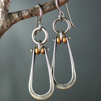 Boucles d'oreilles Vintage en Argent