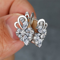 Boucles d'oreilles Argent Brillant