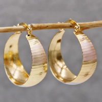 Boucles d'oreilles Vintage en dore