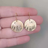 Boucles d'oreilles Vintage Nuit Étoilée