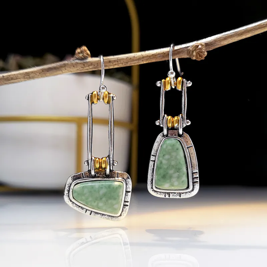 Boucles d'oreilles vertes