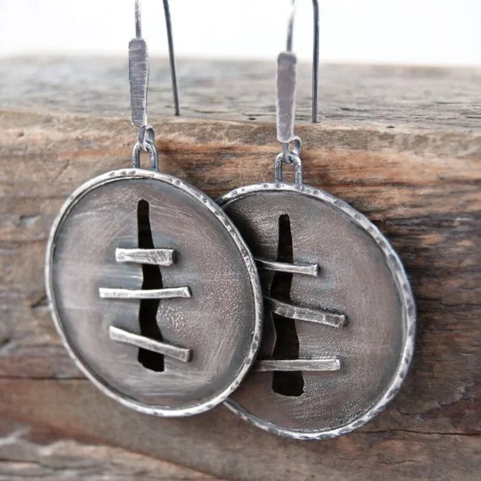 Boucles d'oreilles vintage en argent
