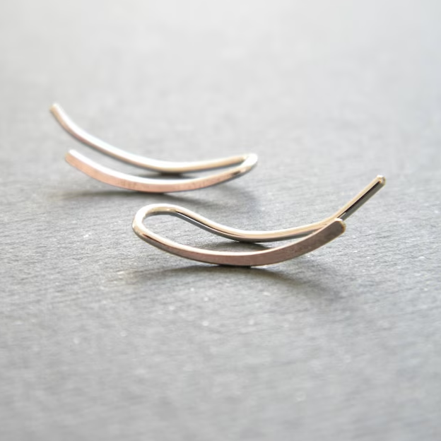 Boucles d'oreilles vintage en argent