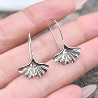 Boucles d'oreilles Lotus en argent