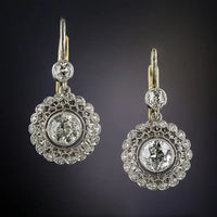 Boucles d'oreilles Mandala en zirconium
