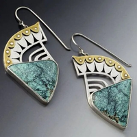 Boucles d'oreilles Nebula Vintage en argent