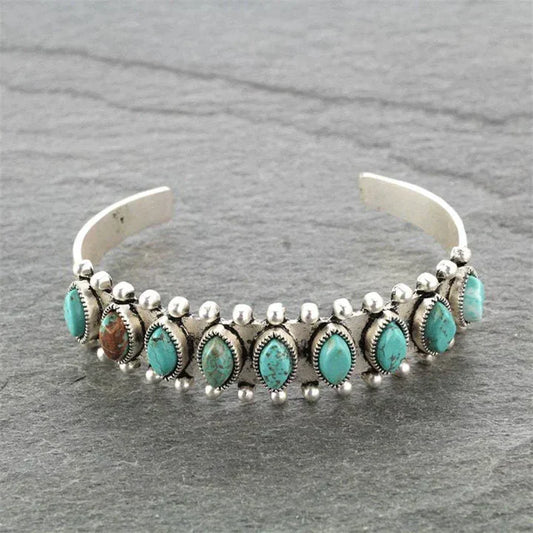 Bracelet vintage en pierre turquoise