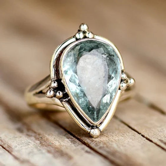 Bague vintage en zircone