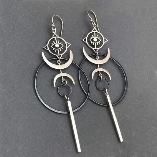 Boucles d'oreilles vintage en argent