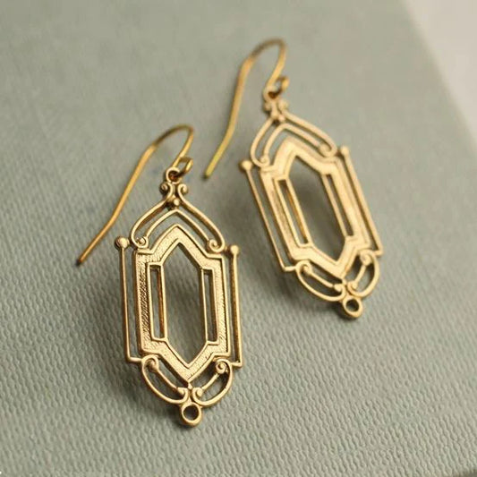Boucles d'oreilles vintage en or