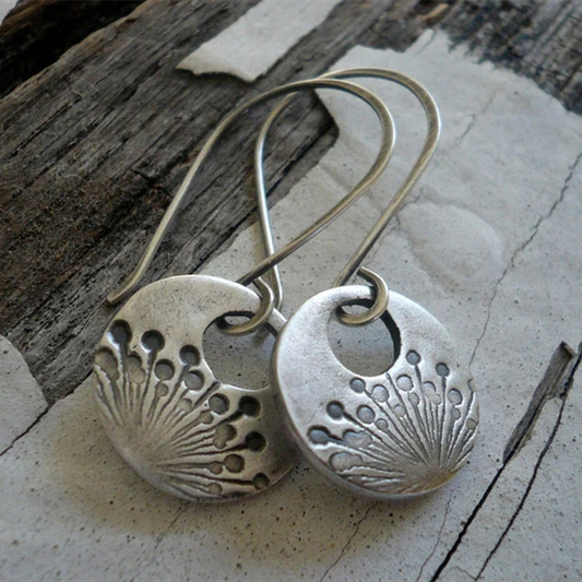 Boucles d'oreilles vintage en argent