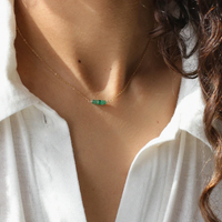 Collier vert élégant