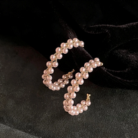 Boucles d'oreilles élégantes en forme de cercle