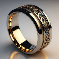Bague infinité en or vintage