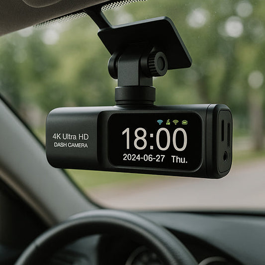 Dashcam voiture 4K Pro – caméras avant/arrière