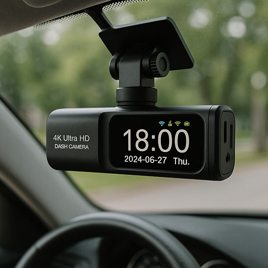 Dashcam voiture 4K Pro – caméras avant/arrière