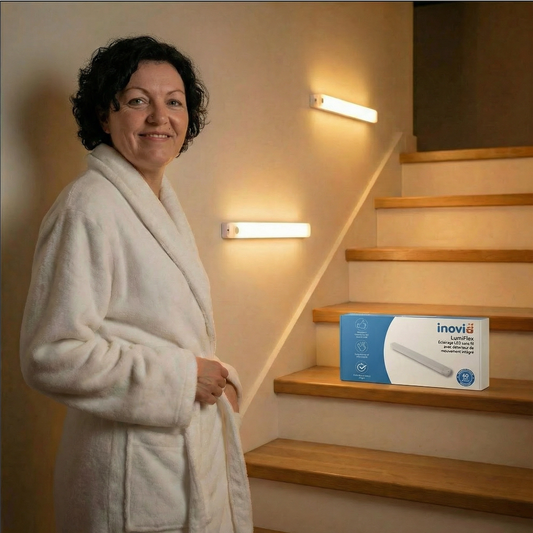 LumiFlex – Éclairage LED 30cm sans fil avec détecteur de mouvement intégré