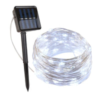 Jardioui 1 Guirlande / 5m (50 LED) / Blanc Guirlande Solaire LED Éblouissante