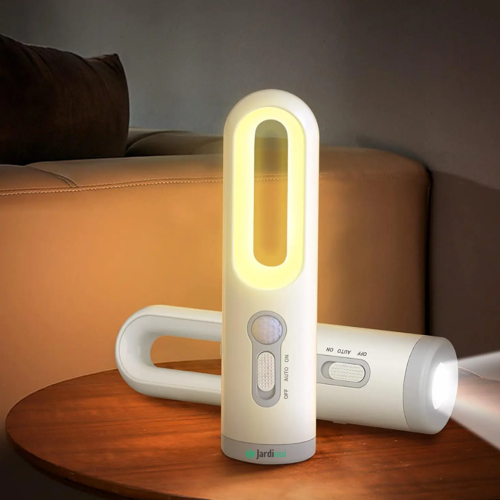 Jardioui 1 Lampe (34.90 €/ pcs) Lampe Veilleuse Détecteur de Mouvement Rechargeable