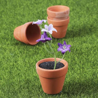 Jardioui 10 Pots (2.49 €/ pcs) Pot de Fleurs en Terre Cuite Naturelle