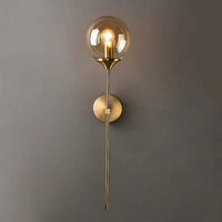 Jardioui 2 Lampes / Ambre Applique Murale LED Bulle Élégante