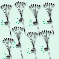 Jardioui 8 Lampes (11.24 €/u) Lampes LED Lucioles à Énergie Solaire - Offre Spéciale