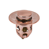 Bouchon d’évier à ressort - 1 Bouchon (24.90€ /pcs) / Or rose