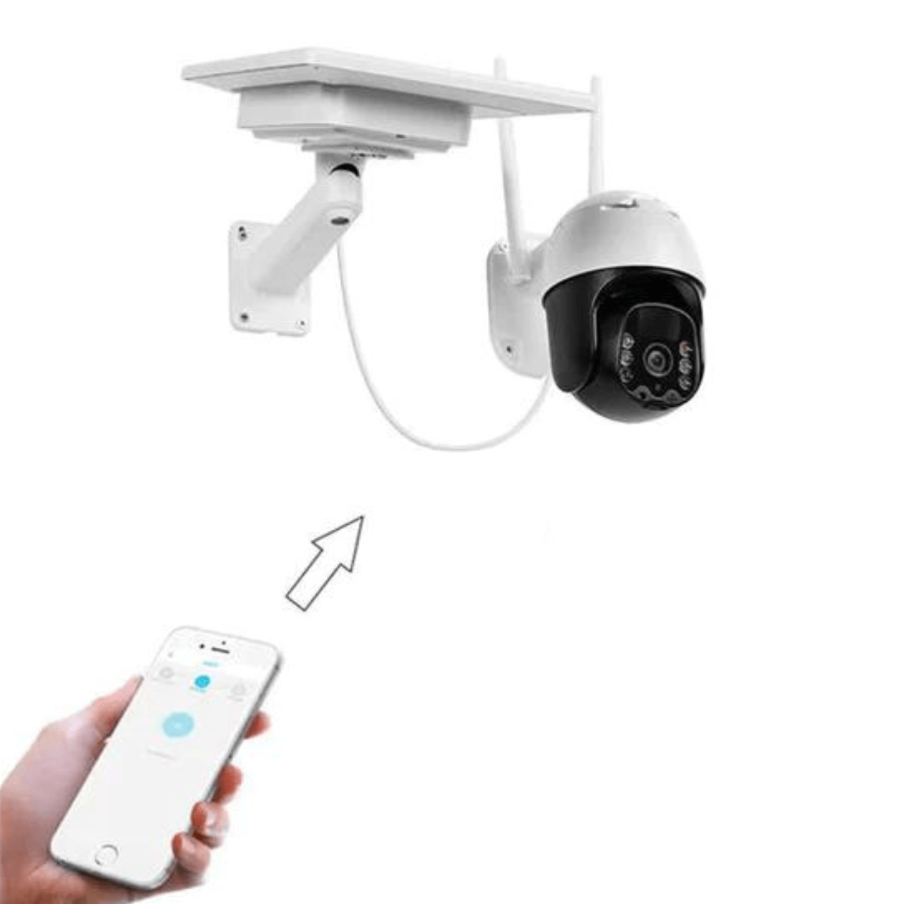 Caméra de Surveillance Solaire Sans Fil Intelligente