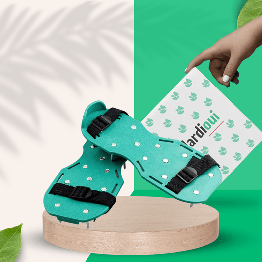 Chaussures à piques pour jardinage