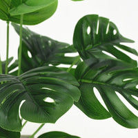 Feuilles de palmier vertes artificielles Monstera