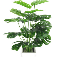 Feuilles de palmier vertes artificielles Monstera