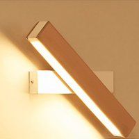 Jardioui Grand Blanc Applique murale Rotative en Bois Massif
