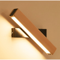 Jardioui Grand Noir Applique murale Rotative en Bois Massif