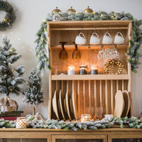 Guirlande Enchantée Plantes de Noël Couronne