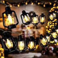 Guirlande Lumineuse Solaire Extérieur LED Mini-Lanternes
