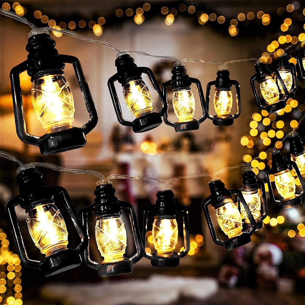 Guirlande Lumineuse Solaire Extérieur LED Mini-Lanternes